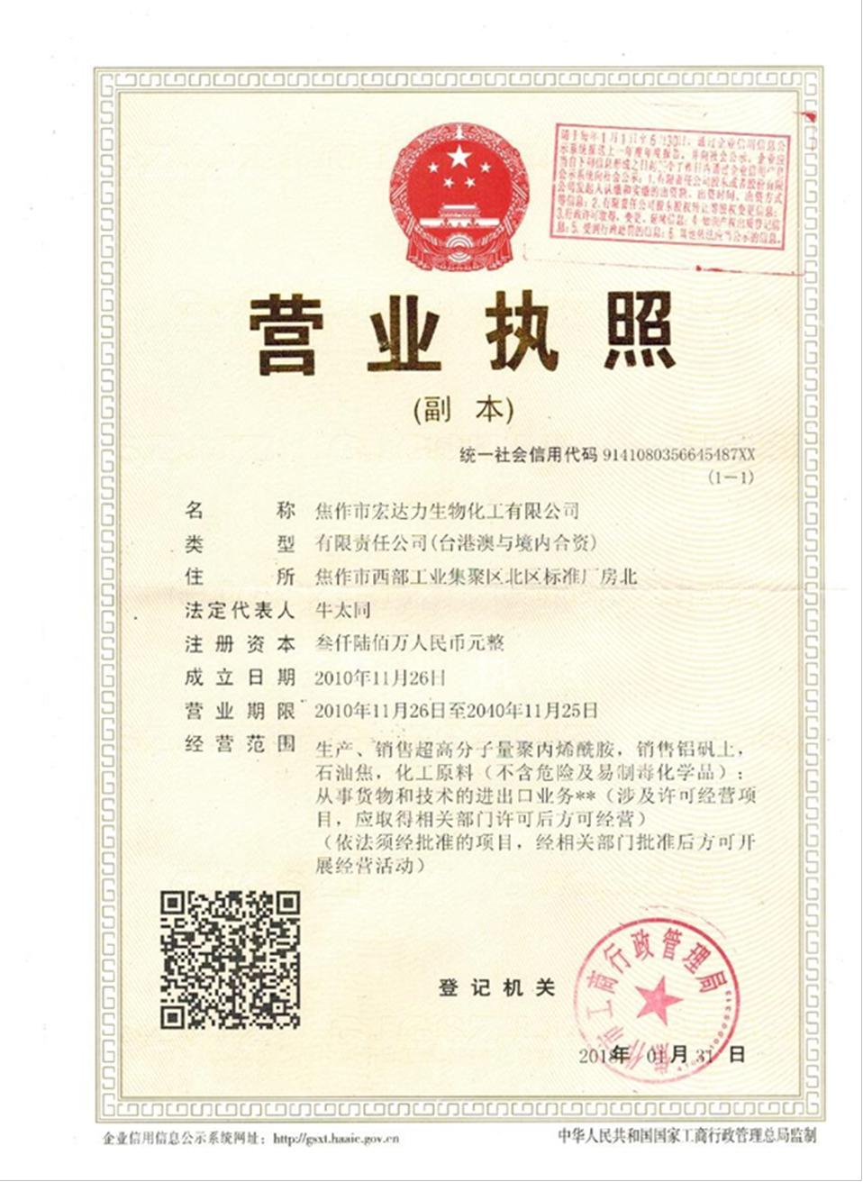 business license